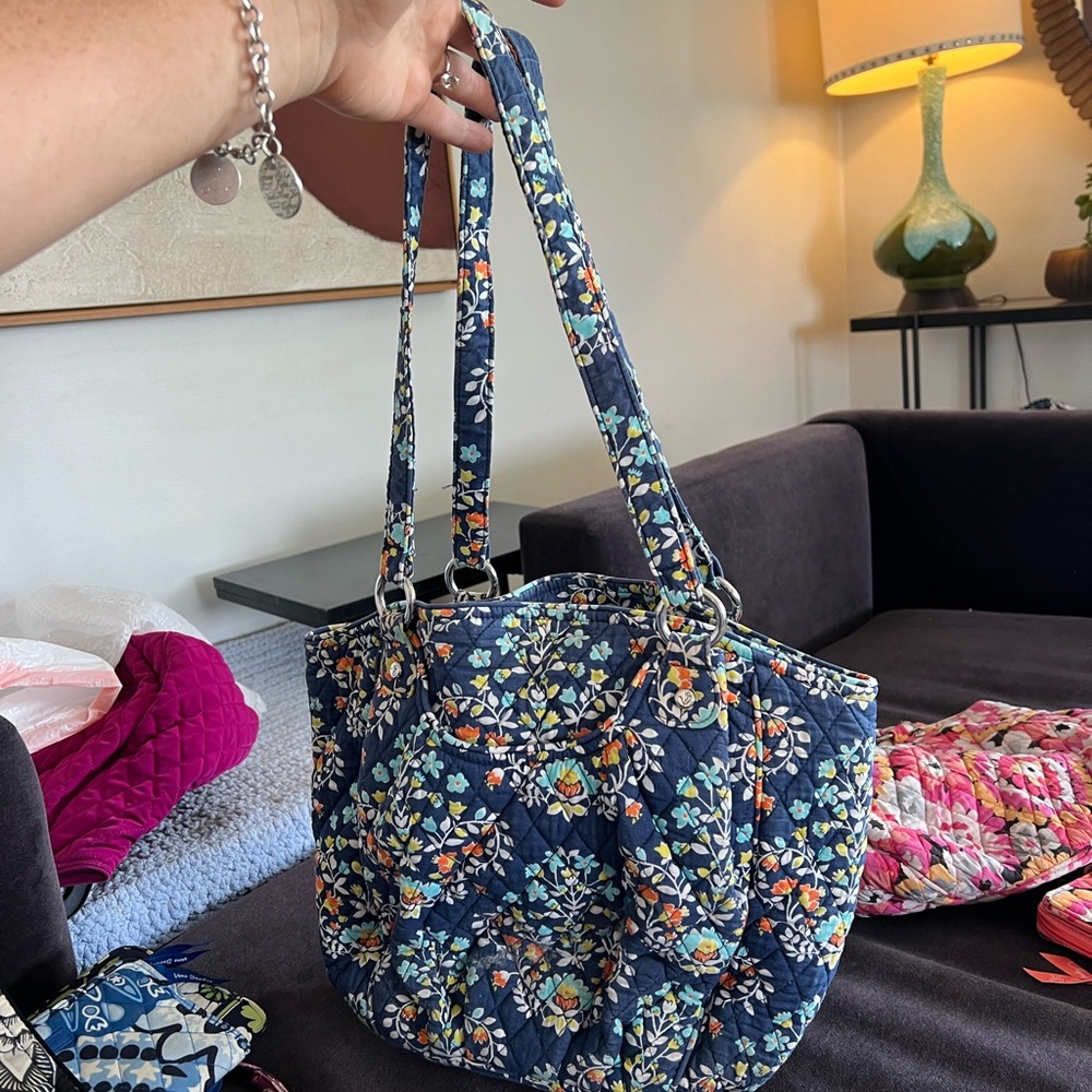 Blue and green Vera Bradley purse